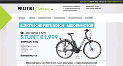 Desktop Screenshot of prestigefietsen.be