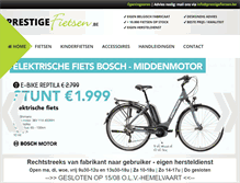 Tablet Screenshot of prestigefietsen.be